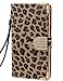 Datework Note 4 case,Diamond Leopard Leather Flip Wallet Case For Samsung Galaxy Note 4 (Gold)