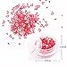 Ecurson 12 Colors DIY Heart Shape Shining Nail Beautification Glitter Slices