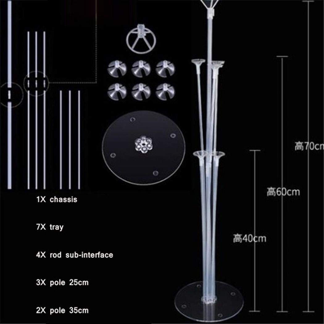 banlany Kids Birthday Party Wedding Balloon Stand Decoration Plastic Balloon Stick Balloon Stand