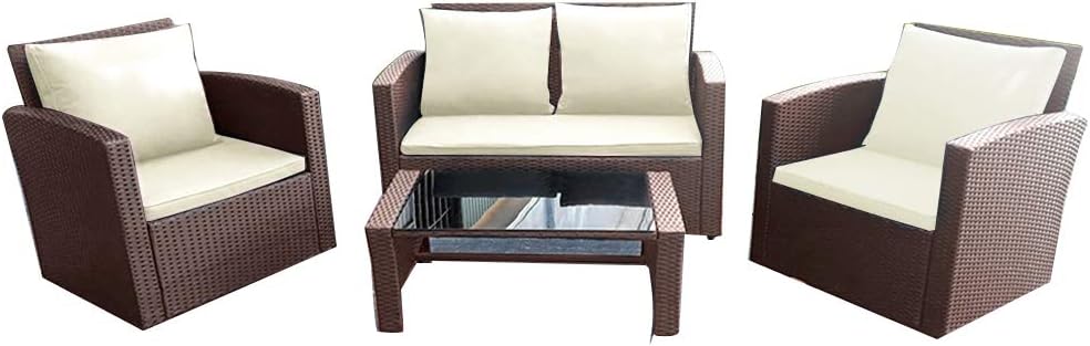 Best Outdoor Patio Chair Cushions Set Of 4 ~ Brown