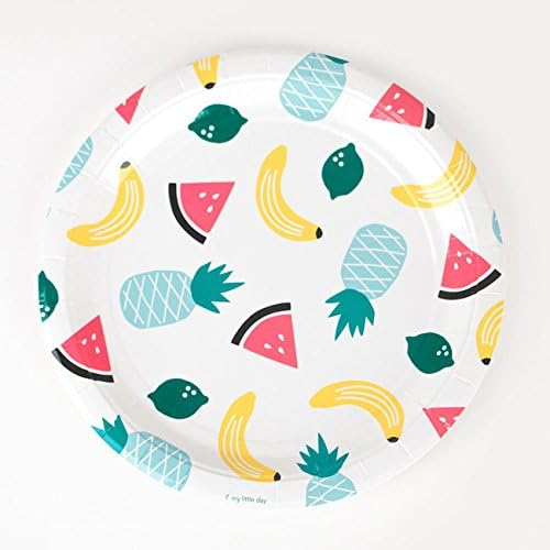 My Little Day Fruit Design Paper Dinner Plates