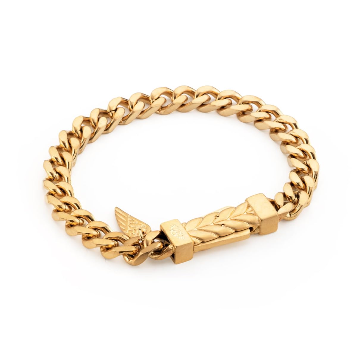 ANJEWELS Bracelet Pulseira em Aço Polido Spiga Gold AA.P256LG Brand, one size, Metal, No Gemstone