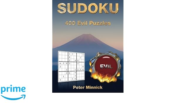Sudoku 400 Evil Puzzles Volume 5 Peter Minnick Wmc - 