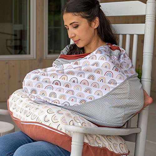 Boppy 4 and More Multiuse Cover, Spice Rainbow Arches, Quickdry UPF