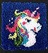 Unicorn DIY Latch Hook Kit - Sew Your Own 12