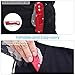 acetek Utility Knife Box Cutter,Pocket Folding Utility Knives Retractable with 10pcs Stainless Steel Blades, Belt Clip, Safety Quick Change Blade and Lock-Back Design