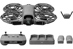 DJI Neo 2 Fly More Combo With RC-N3 Remote Controller, Stable Transmission With Digital Transceiver, 4K Drone for Beginners, 