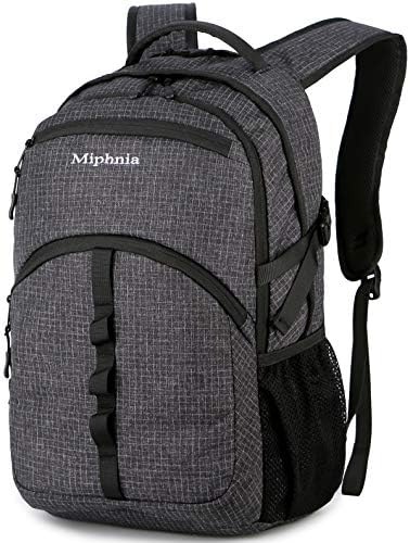 Miphnia School Backpack Lightweight Water Resistant Travel Backpack for Men Women Business Anti Theft College Schoolbag Bookbag Hiking Daypack