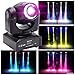 Moving Head Lights LED Stage Lights Spot 4 Color RGBW Gobos with Magical Circle 60W DMX for DJ Disco Party Lights by U`King