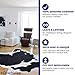 ecowhides 100% Genuine Brazilian Cowhide Rug - Brindle White Belly - Luxury Cowskin Leather Area Rug Decor (X-Large) 7 x 6 ft