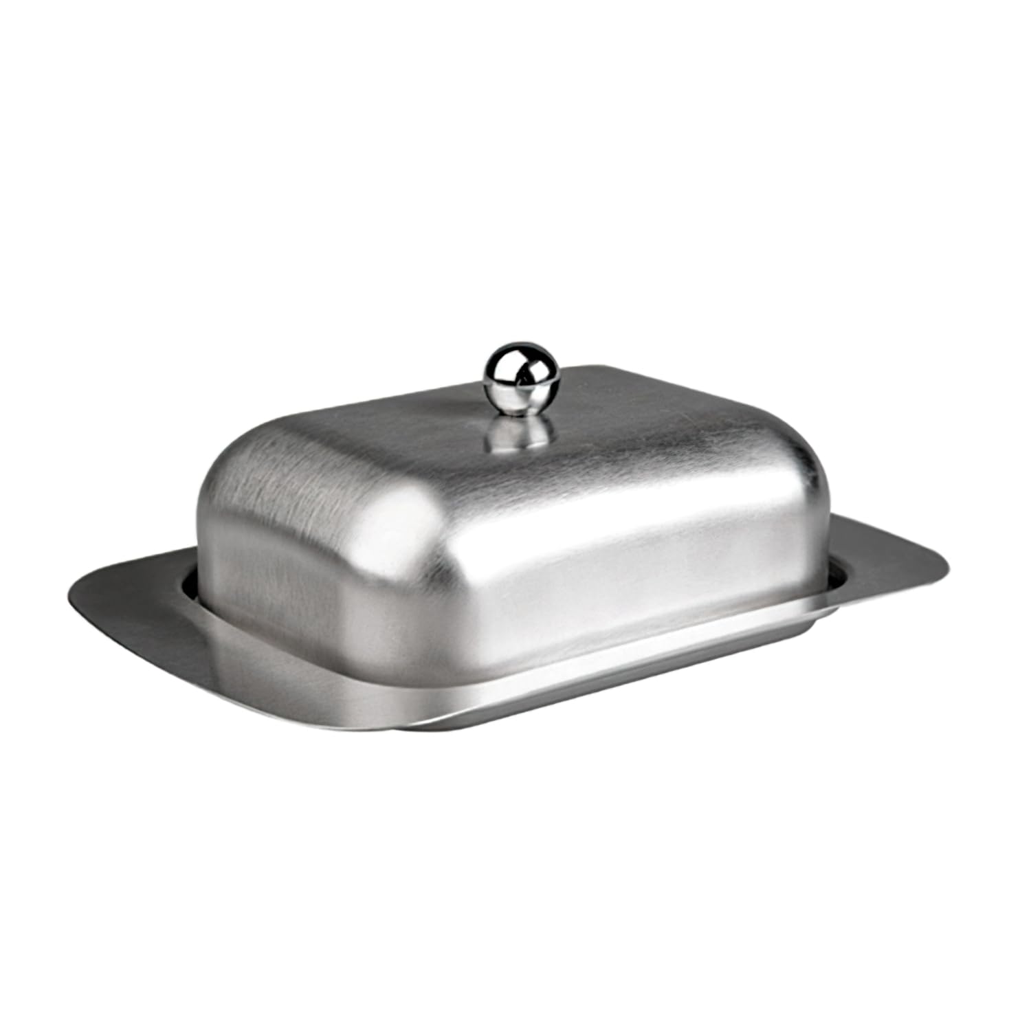 Ibili 722900 - Bandeja de Mantequilla con tapa INOX