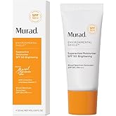 Murad Superactive Brightening Moisturizer SPF 50 - Vitamin C Packed Hydrating Ulta Sheer Facial Sunscreen W/Lipid-boosting Technology for Preventative Aging Protection from UVA/UVB