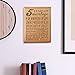 KATE POSH - 5th Anniversary Engraved Natural Wood Plaque, 5th Wedding for Her, for Him, for Couple, 5 Years of Marriage, 5 Years Together as Husband & Wife