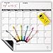 Dry Erase Calendar Set-Monthly Fridge Calendar Whiteboard-Large Magnetic Calendar for Refrigerator-17x16.5 Fridge Whiteboard-Magnet Refrigerator Calendar-Magnetic Dry Erase Calendar by BeezArmor