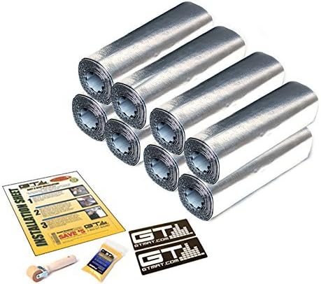 24sqft 12"X36" SHEETS GTMat Ultra 80mil DOOR/TRUNK KIT Automotive Car Sound Deadener Road Noise Dampener