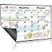 Magnetic Dry Erase Calendar for Refrigerator 16.9 by 11.8inches