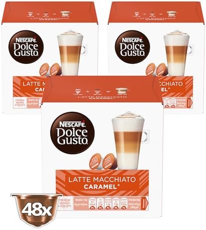 NESCAFÉ DOLCE GUSTO Caramel Latte Macchiato Coffee Capsules, x