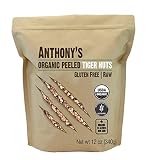 Anthony's Organic Peeled Tiger Nuts, 12oz, Raw, Gluten Free, Non GMO, Paleo Friendly