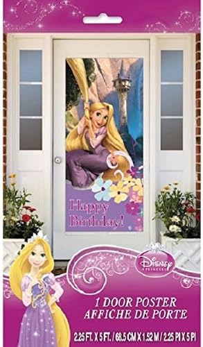 Tangled Disney Princess Rapunzel Party Door Poster decoration 68cm x 150cm