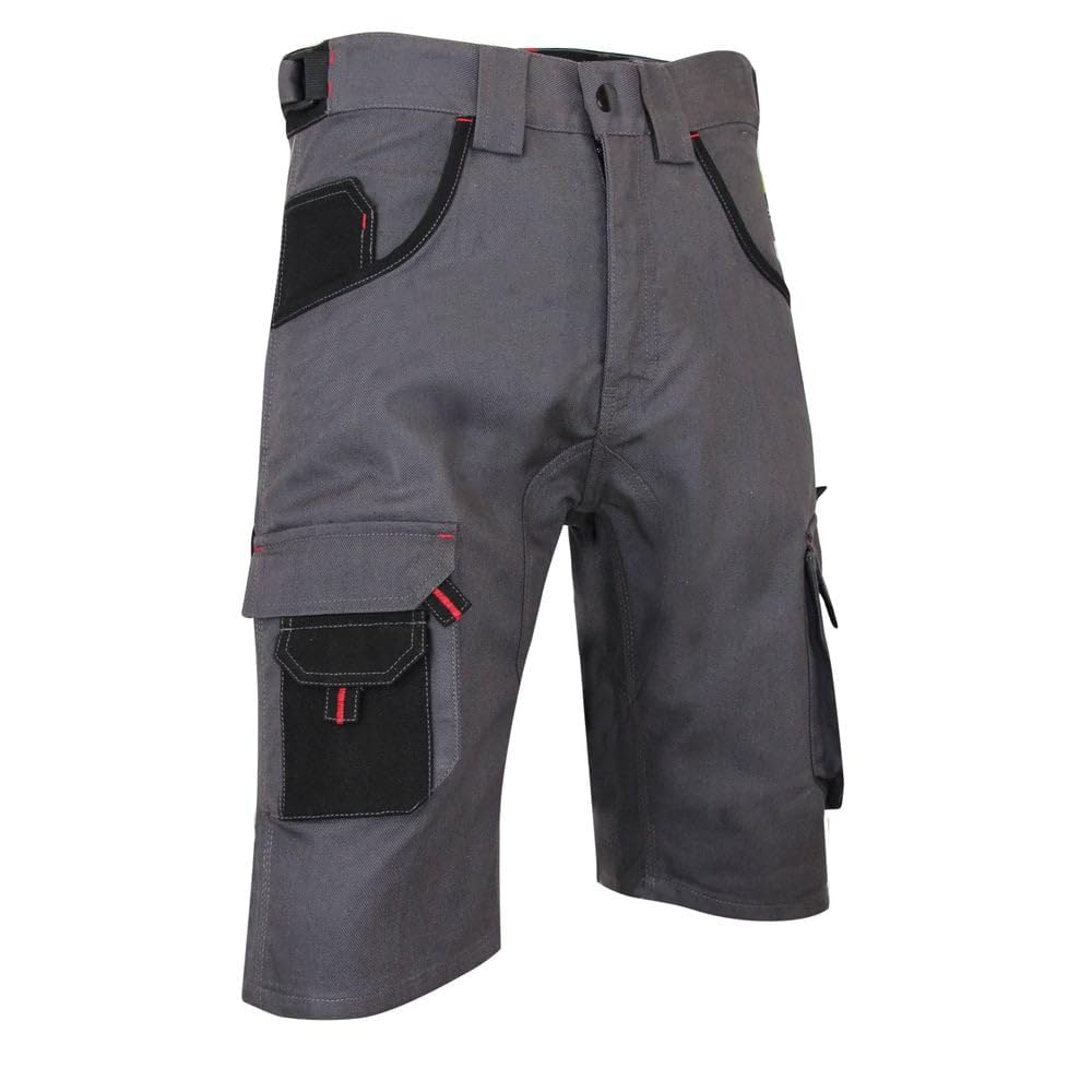 LMA Workwear 6027 CALCAIRE Work Shorts, Size 48, Night Grey/Black