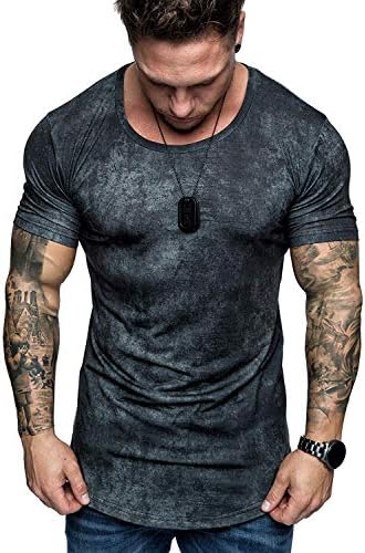 Mens Hipster Hip Hop Graffiti 3D Print T-Shirt Shirts Casual Tops Short Sleeve Blouse Tees