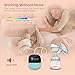 Electric Breast Pump - MOSFiATA Rechargeable Nursing Breastfeeding Pump with Massage Mode, LCD Smart Touch Screen, 3 Modes (9 Suction Levels Each) and Backflow Protector BPA Free