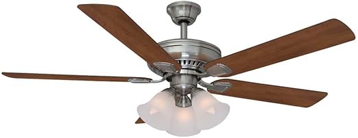 Amazon Com Hampton Bay 41359 Campbell 52 In Led Indoor Brushed