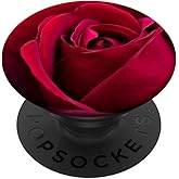 Red Rose Flower PopSockets Adhesive PopGrip