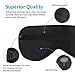 Sleep Mask Pack of 3, LIANSING Silk Eye Mask for Sleeping Lightweight & Comfortable Sleeping Mask for Women Men Kids, Night Eye Shades Blindfold with Adjustable Strap (BPL)