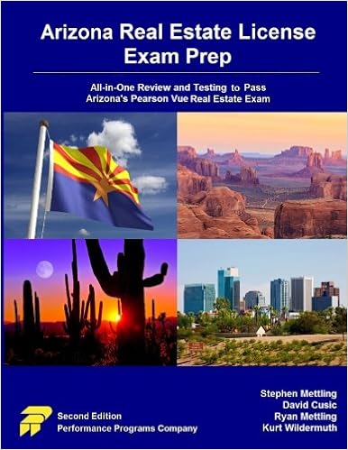 Arizona Real Estate License Exam Prep All In One Review And Testing To Pass Arizona S Pearson Vue Real Estate Exam Mettling Stephen Cusic David Mettling Ryan Wildermuth Kurt 9780915777044 Amazon Com Books