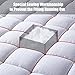 Twin XL Mattress Pad - Pillow Top Fitted Mattress Pad Cover (Deep Pocket 8