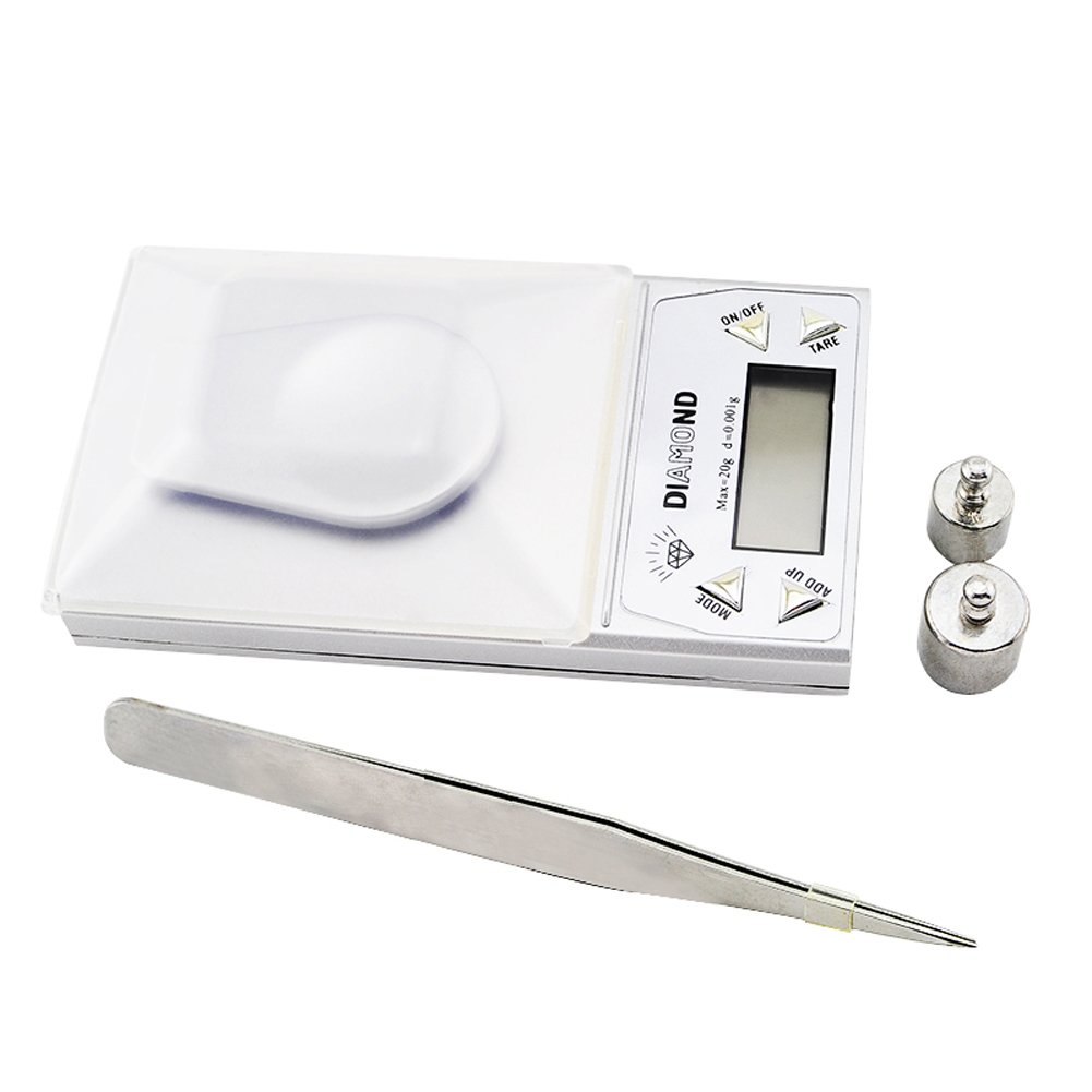 Careshine Mini Digital Pocket Gram Scale for Weighing Gems, Jewelry and materiels or medication20g x 0.001g