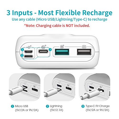 ROMOSS USB C Power Bank, 26800mAh PD Portable Charger 18W 3 Outputs and 3 Inputs External Battery Packs Compatible for iPhone Xs Max, iPad Pro, Nintendo Switch, Samsung S8 and Other Smart Devices