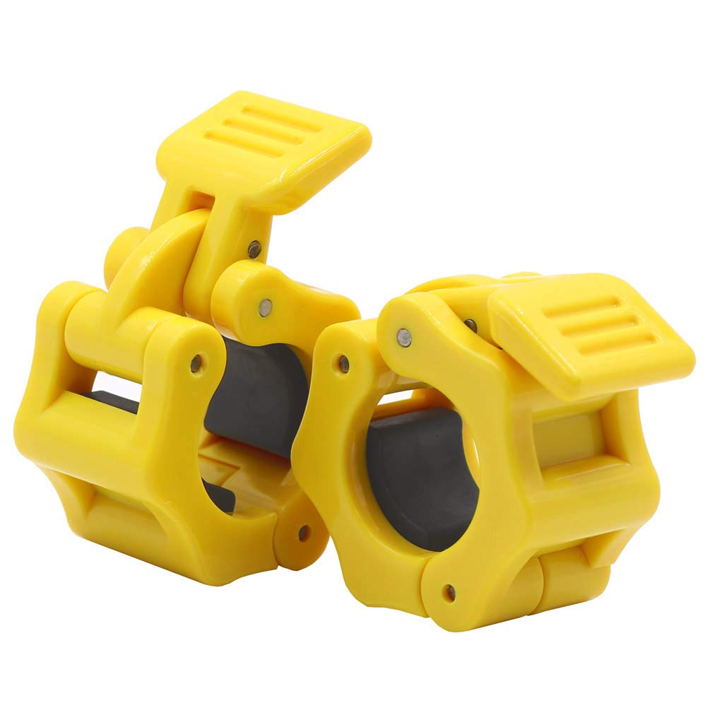 IADU Standard Bar Collars Quick Release Barbell Clamps 1 Inch Safety