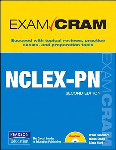 Nclex Pn Exam Cram 2nd Edition Kindle Edition By Rinehart Wilda Sloan Diann Hurd Clara Professional Technical Kindle Ebooks Amazon Com