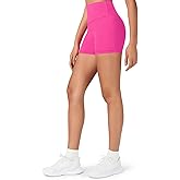 HeyNuts Workout Pro Biker Shorts 4''/ 6'', Compression High Waisted Workout Shorts