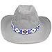 La vivia Handmade Blue RED White Beaded Billy Jack Hatband Replica H-44-SB-1