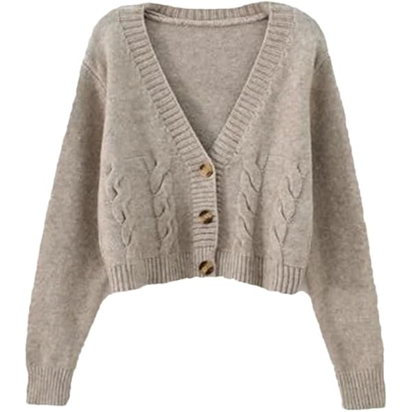 トップス short cardigan Amazon.com: Womens Short Cardigans Solid Color Sweater Women