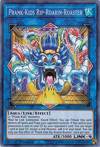 Yu-Gi-Oh! Singles - Prank-Kids Rip-Roarin-Roaster - HISU-EN022 - Secret Rare - 1st Edition - Hidden Summoners