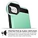 Vofolen Sliding Cover Card Slot Wallet Case Armor Protective Shell - Mint
