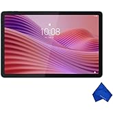 Lenovo 10.1" WUXGA Wi-Fi Android Tablet - MediaTek Helio G85, 4GB RAM, 128GB eMMC, Newest Model (with Microfiber Cloth) - Pol