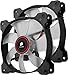Corsair CO-9050029-WW Air Series SP 120 LED Red High Static Pressure Fan Cooling - twin pack