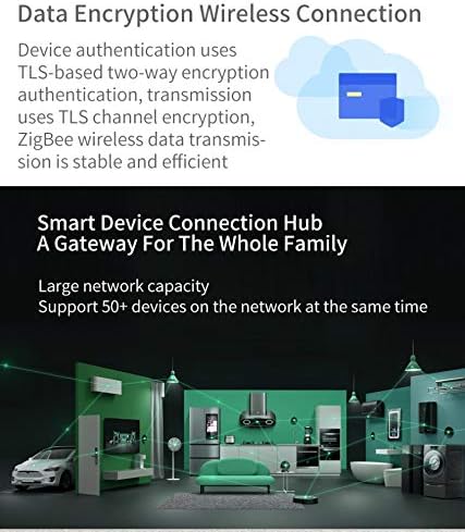 SOLE HOME ZigBee 3 0 Hub Smart Home Gateway WiFi Multifuncin Dispositivo Linkage Center Conexin inalmbrica Smart ZigBeeTuya Dispositivos Funciona con AlexaGoogle Home