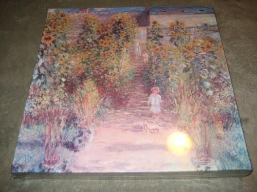Vintage Puzzle - The Artist Garden At Vetheuil - Claude Monet, French (1840-1926) 551 Piece Jigsaw Puzzle (package wear from storage as in photo)