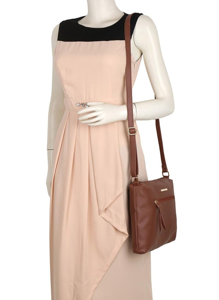 lapis o lupo windsor women's sling bag (tan)