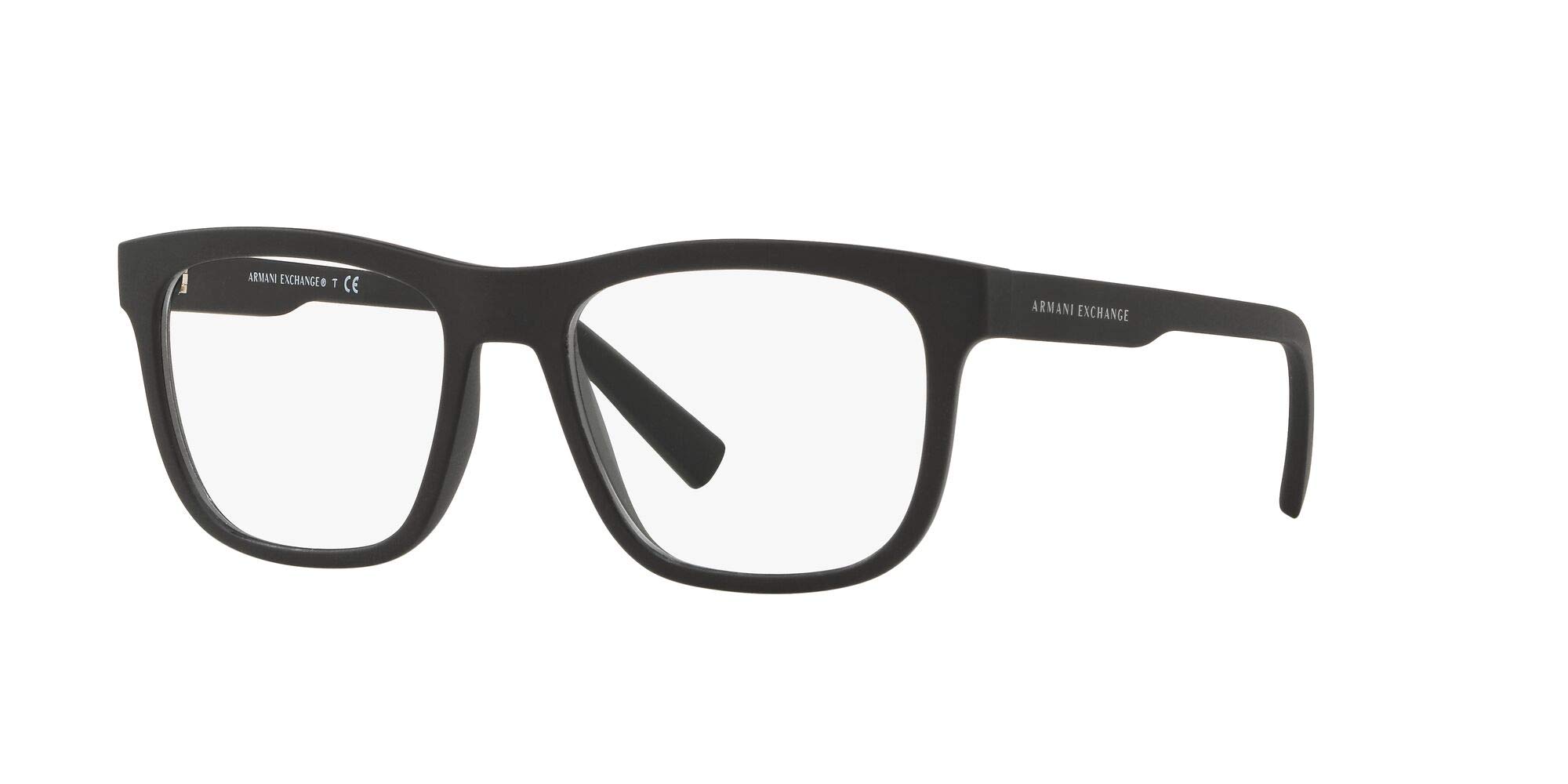 A|X ARMANI EXCHANGE Mens AX3050 Square Prescription Eyeglass Frames Matte Havana/Matte Blue/Demo Lens 53 mm main image 1