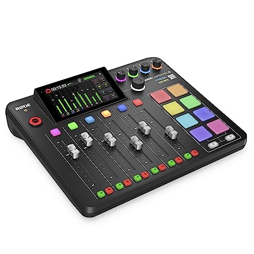 RØDE RØDECaster Pro II Alles-in-1 Produktionslösung für Podcasting, Streaming, Musikproduktion und Inhaltserstellung, Black