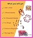 Pop Beads -Girls Toy Age 4,5,6,7 and 8 Jewelry Making Kit-530 Plus Pieces DIY Snap Together Set Create Bracelet, Ring, Necklace, Headbands-Birthday and Christ-mas Present Idea(with Storage Box)