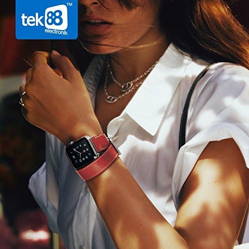 Tek88 Apple Watch Double Tour 38mm Hermes Band (Berry)