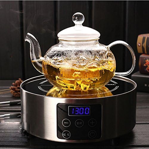 600ml/21oz with Strainer Glass Teapot,Removable Infuser for Loose Tea Safe On Stovetop, Tea Kettle and Tea Maker - Image 5